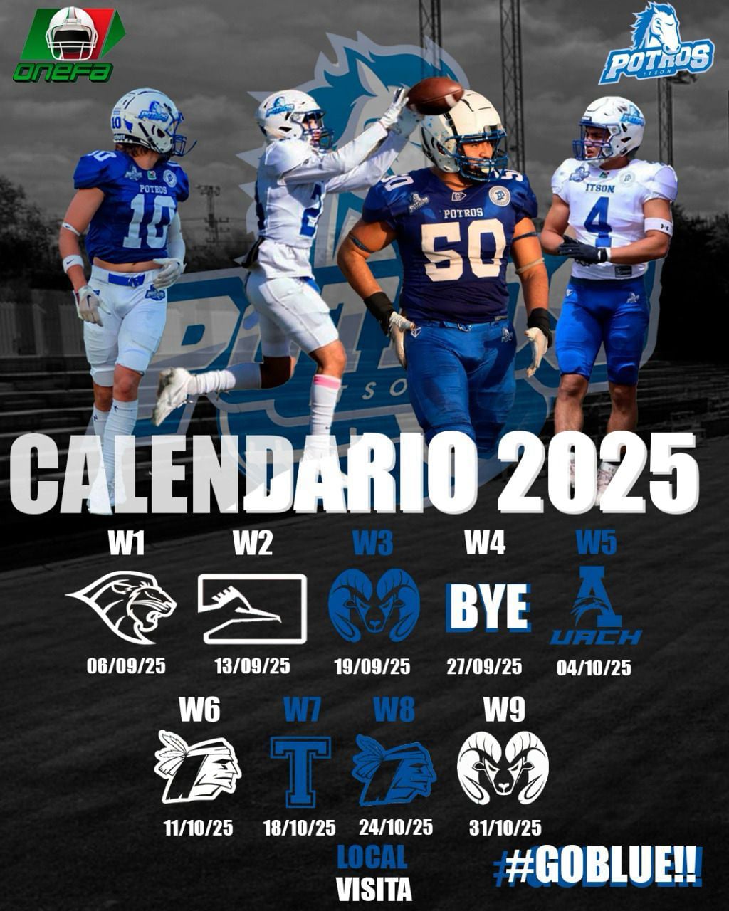 calendario 2025